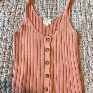 Pink tank top